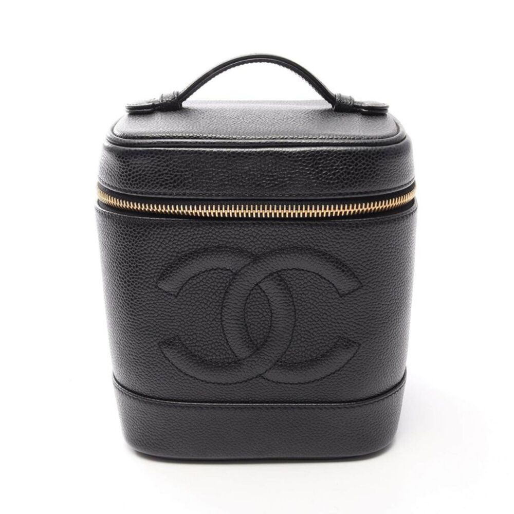 Chanel Coco Mark Caviar Skin Handbag